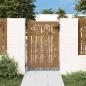 Preview: Gartentor 85x150 cm Cortenstahl Bambus-Design