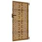 Preview: Gartentor 85x200 cm Cortenstahl Quadratisches Design