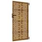 Preview: Gartentor 85x200 cm Cortenstahl Quadratisches Design