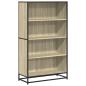 Preview: Bücherregal Sonoma-Eiche 80,5x35x139 cm Holzwerkstoff