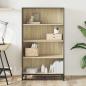 Preview: Bücherregal Sonoma-Eiche 80,5x35x139 cm Holzwerkstoff