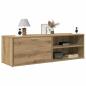 Preview: ARDEBO.de - TV-Schrank Artisan-Eiche 120x34x37 cm Holzwerkstoff