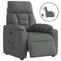 Preview: ARDEBO.de - Relaxsessel Elektrisch Dunkelgrau Stoff