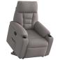 Preview: Relaxsessel mit Aufstehhilfe Taupe Stoff