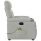 Preview: Massagesessel mit Aufstehhilfe Wolkengrau Stoff