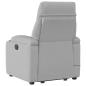 Preview: Massagesessel mit Aufstehhilfe Wolkengrau Stoff