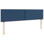 Preview: Ottoman-Bett mit Matratze Blau 180x200 cm Stoff
