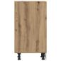 Preview: Unterschrank Artisan-Eiche 40x44,5x81,5 cm Holzwerkstoff
