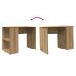 Preview: Schreibtisch Artisan-Eiche 100x55x75 cm Holzwerkstoff