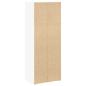 Preview: Bücherregal Weiß 40x24x102 cm Holzwerkstoff