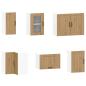 Preview: 11-tlg. Küchenschrank-Set Kalmar Artisan-Eiche Holzwerkstoff