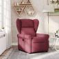 Preview: ARDEBO.de - Relaxsessel Weinrot Stoff