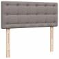 Preview: Ottoman-Bett mit Matratze Taupe 120x190 cm Stoff