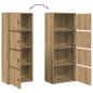 Preview: Bücherregal Artisan-Eiche 40x24x102 cm Holzwerkstoff