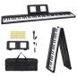 Preview: ARDEBO.de - 88Tasten Klavier Elektrisches Keyboard mit Notenständer Faltbar