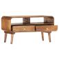 Preview: TV-Schrank 90 x 35 x 47 cm Massivholz Mango