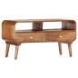 Preview: TV-Schrank 90 x 35 x 47 cm Massivholz Mango