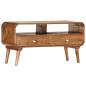 Preview: TV-Schrank 90 x 35 x 47 cm Massivholz Mango