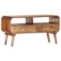 Preview: TV-Schrank 90 x 35 x 47 cm Massivholz Mango