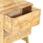 Preview: Nachttisch 40 x 30 x 50 cm Mangoholz Massiv