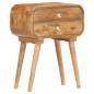 Preview: Nachttisch 43×30×58 cm Massivholz Mango