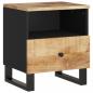 Preview: Nachttische 2 Stk. Massivholz Mango & Holzwerkstoff