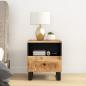 Preview: Nachttische 2 Stk. Massivholz Mango & Holzwerkstoff