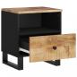 Preview: Nachttische 2 Stk. Massivholz Mango & Holzwerkstoff