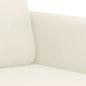 Preview: 2-Sitzer-Sofa Creme 120 cm Samt