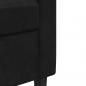 Preview: 3-Sitzer-Sofa Schwarz 180 cm Samt
