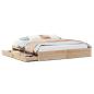 Preview: Massivholzbett ohne Matratze 200x200 cm Kiefer