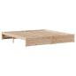 Preview: Massivholzbett ohne Matratze 200x200 cm Kiefer