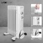Preview: Clatronic RA 3735 Ölradiator, 3 Leistungsstufen, Integrierter Überhitzungsschutz, weiß (263906)