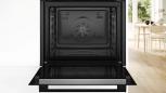 Preview: Bosch HRG578CB7 Serie 6 EEK: A+ Einbaubackofen mit Dampfunterstützung, 71 L, 60 cm breit, Pyrolyse-Selbstreinigung, HomeConnect, schwarz