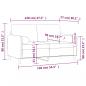 Preview: 2-Sitzer-Sofa mit Zierkissen Rosa 120 cm Samt
