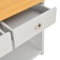 Preview: Konsolentisch Grau 97x35x76 cm