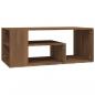 Preview: Couchtisch Braun Eichen-Optik 100x50x40 cm Holzwerkstoff