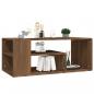 Preview: Couchtisch Braun Eichen-Optik 100x50x40 cm Holzwerkstoff