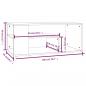 Preview: Couchtisch Braun Eichen-Optik 100x50x40 cm Holzwerkstoff