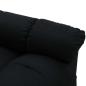 Preview: Massagesessel Elektrisch Schwarz Stoff
