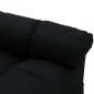 Preview: Massagesessel Elektrisch Schwarz Stoff