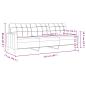 Preview: 3-Sitzer-Sofa Braun 210 cm Stoff