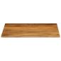 Preview: Tischplatte mit Baumkante 110x80x2,5 cm Massivholz Mango