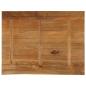 Preview: Tischplatte mit Baumkante 110x80x2,5 cm Massivholz Mango