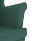 Preview: Sessel Dunkelgrün 74x84x100 cm Stoff