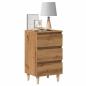 Preview: ARDEBO.de - Nachttische 2 Stk. Artisan-Eiche 40x35x69 cm Holzwerkstoff