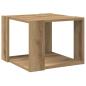 Preview: Couchtisch Artisan-Eiche 40x40x30 cm Holzwerkstoff