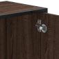 Preview: Waschbeckenunterschrank Braun Eichen-Optik 65x33x60 cm