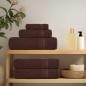 Preview: Seiftücher 4 Stk. Braun 30x30 cm 360 g/m² 100% Baumwolle