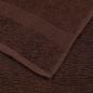 Preview: Seiftücher 4 Stk. Braun 30x30 cm 360 g/m² 100% Baumwolle